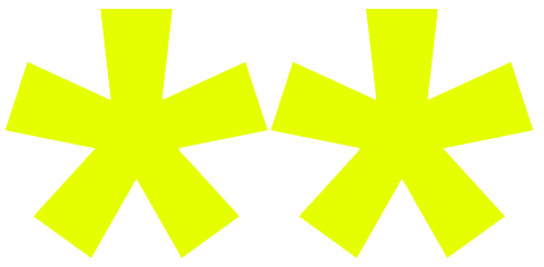 gelbe Stern Symbole